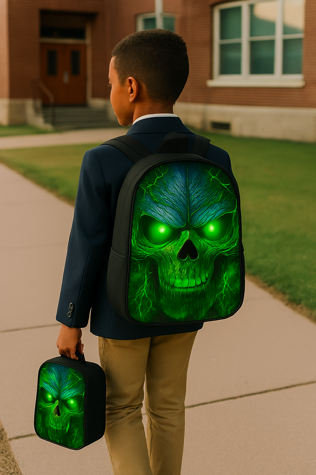 Pack Scolaire 3-en-1 – Design Skull Intense