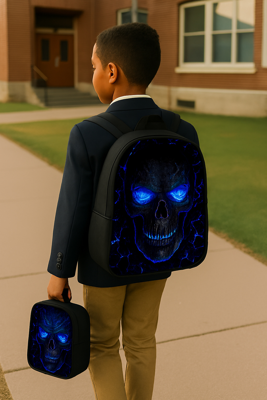 Pack Scolaire 3-en-1 – Design Skull Intense
